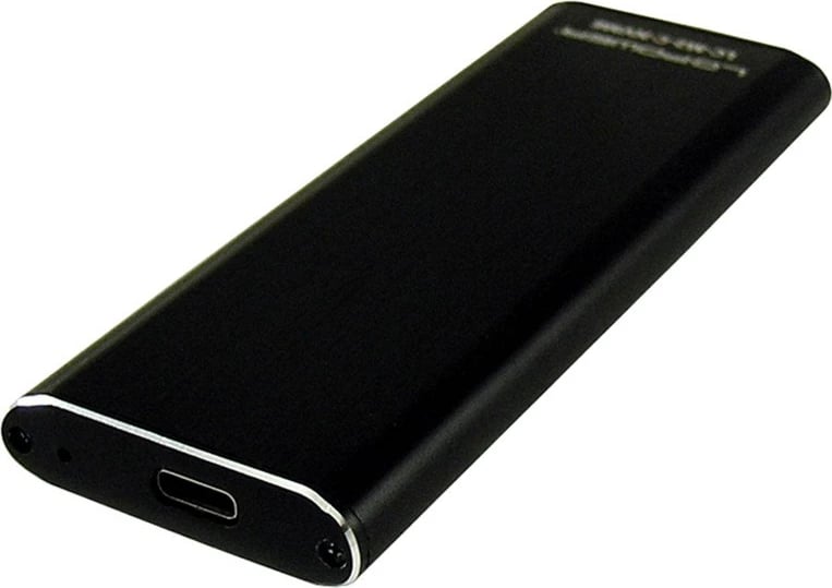 Kasë LC-Power LC-M2-C-NVME për SSD M.2 NVMe, USB Type-C, e zezë