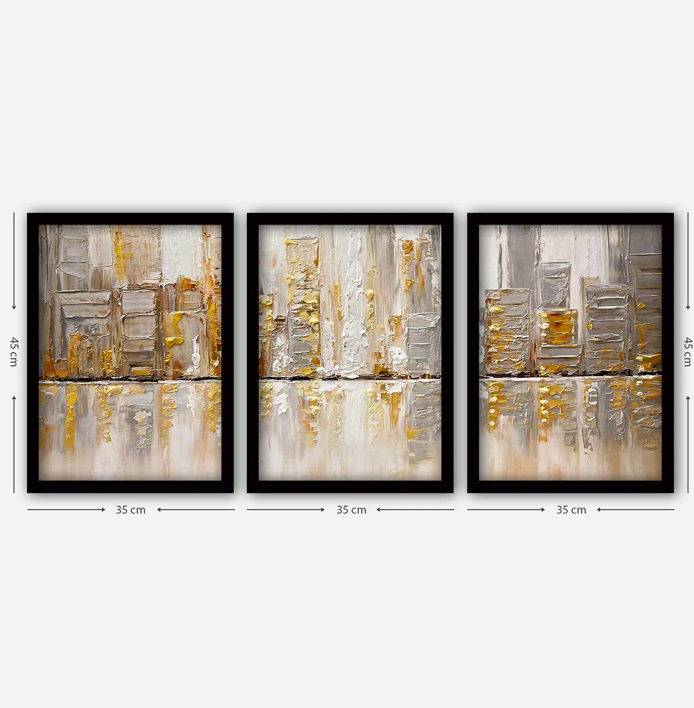 Pikturë dekorative me kornizë (3 pjesë), Wallity, 3SC184