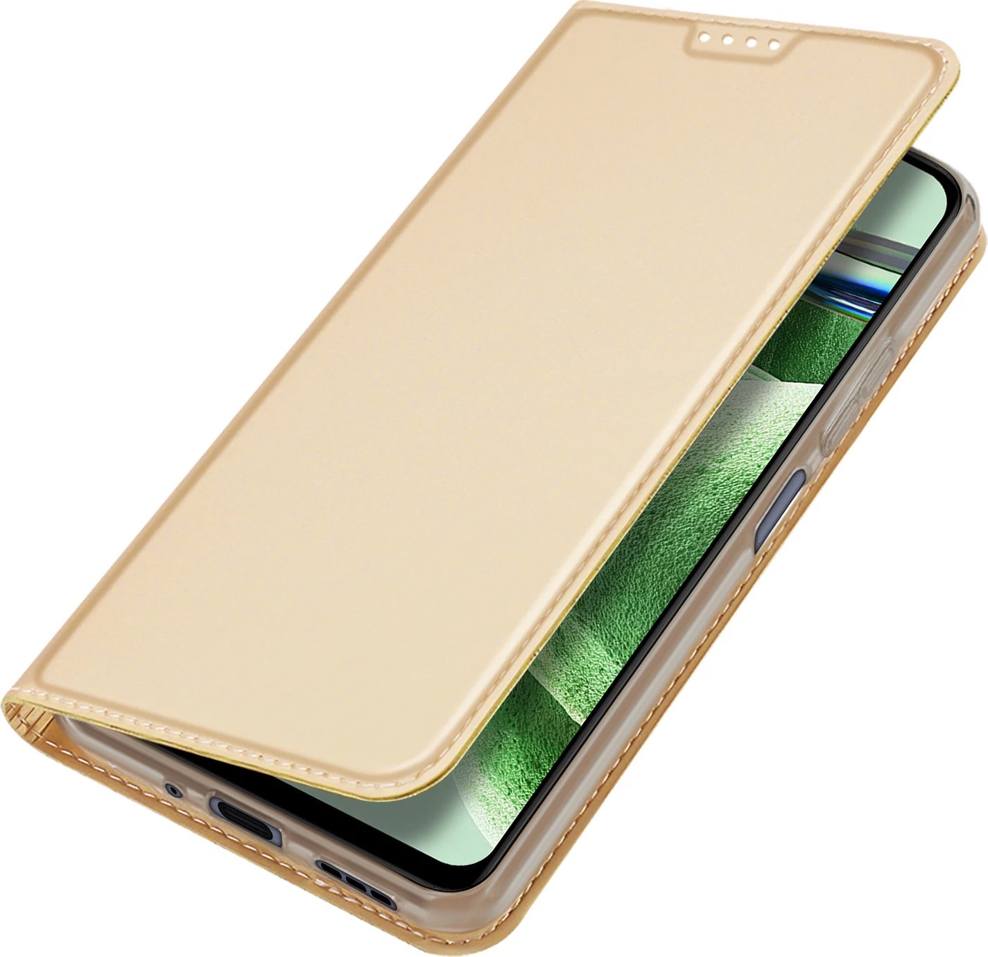 Mbështjellës Dux Ducis Skin Pro për Xiaomi Redmi Note 12 Pro+, me xhep karte, stand, Gold Mbështjellës Dux Ducis Skin Pro për Xiaomi Redmi Note 12 Pro+, me xhep karte, stand, Gold