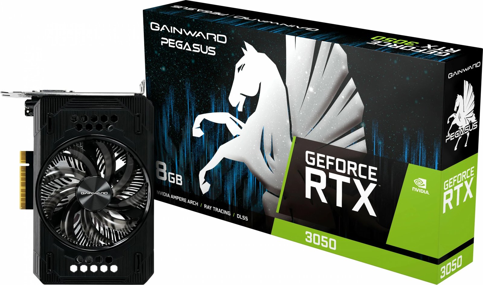 Kartelë grafike Gainward GeForce RTX 3050 PEGASUS 8GB GDDR6 e zezë
