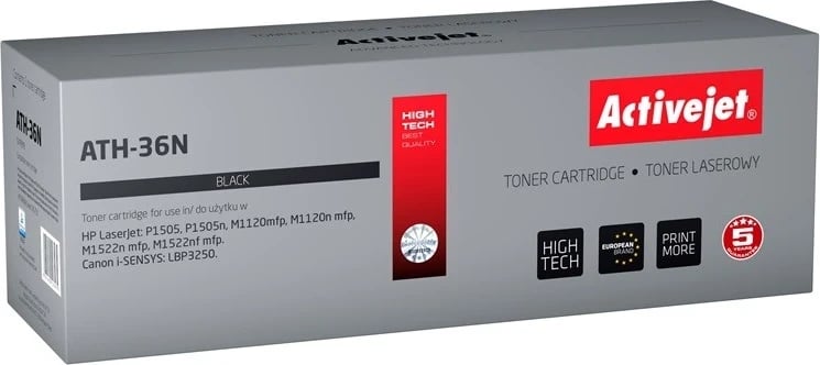 Toner për printer HP Activejet ATH-36N, i zi