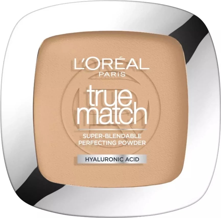 Pudër për fytyrë L'Oreal Paris True Match Super-Blendable Perfecting Powder Mattifying për femra 3W Warm Undertone 9g