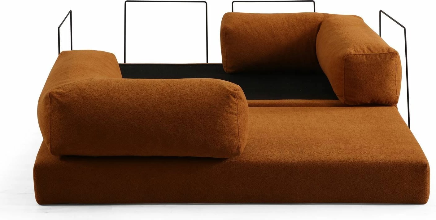 Divan-krevat dy ulëshe Atelier del Sofa, portokalli, Via Con