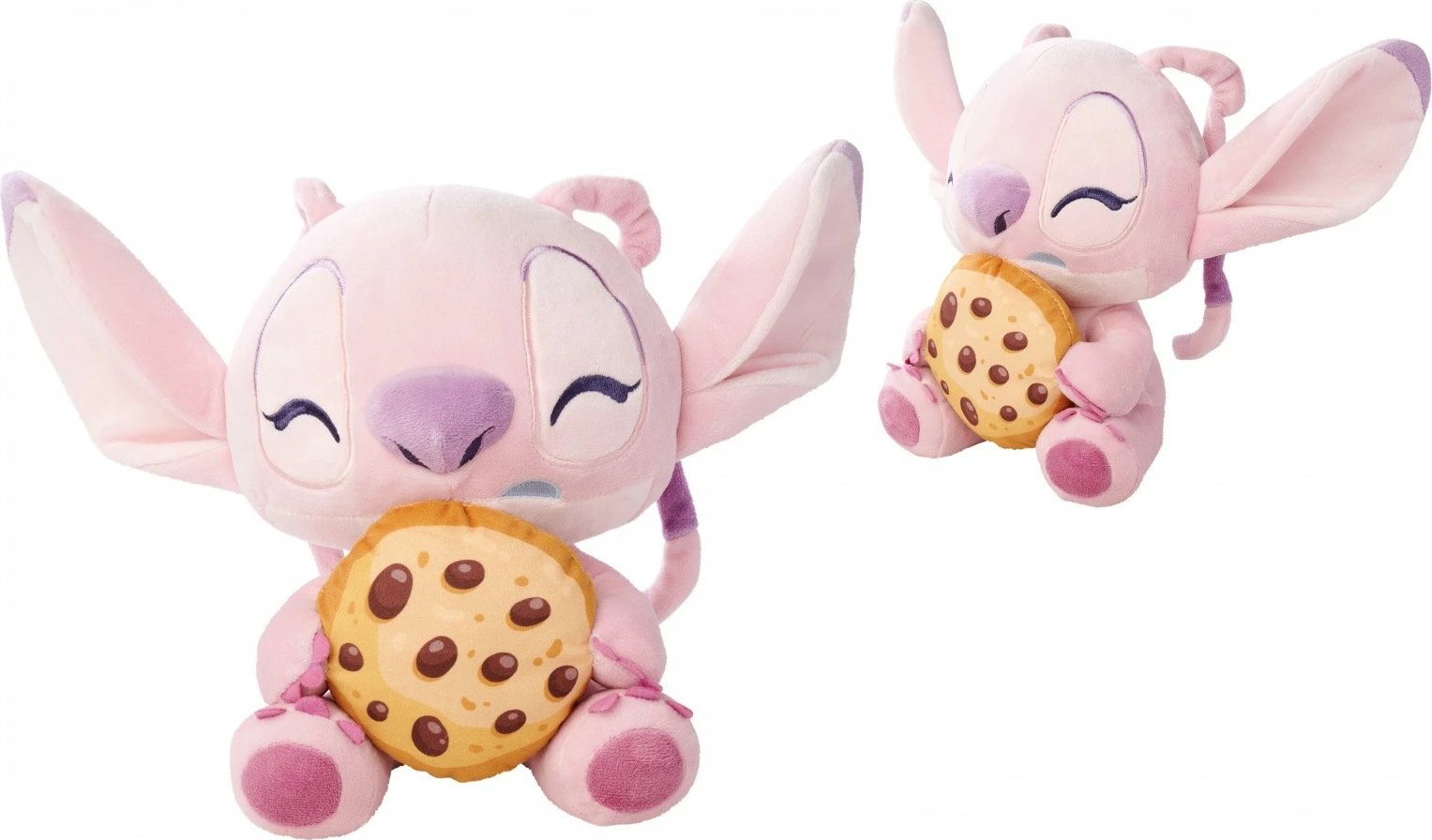 Lodër pelushi Disney Angel me biskotë, Simba, 25 cm, shumëngjyrëshe