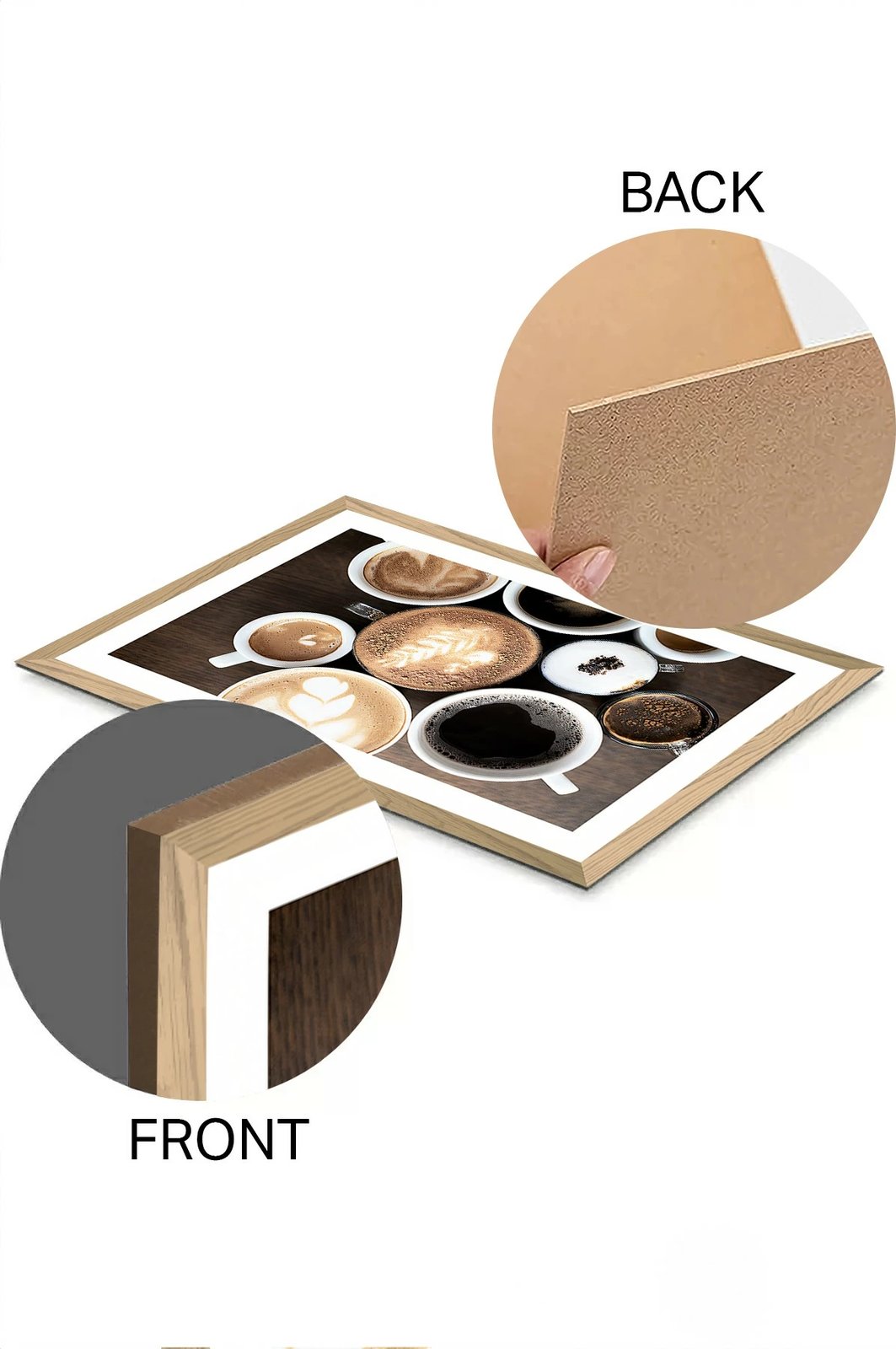 Pikturë dekorative, shumëngjyrëshe, MDF, pa kornizë, Wallity, 33x48cm