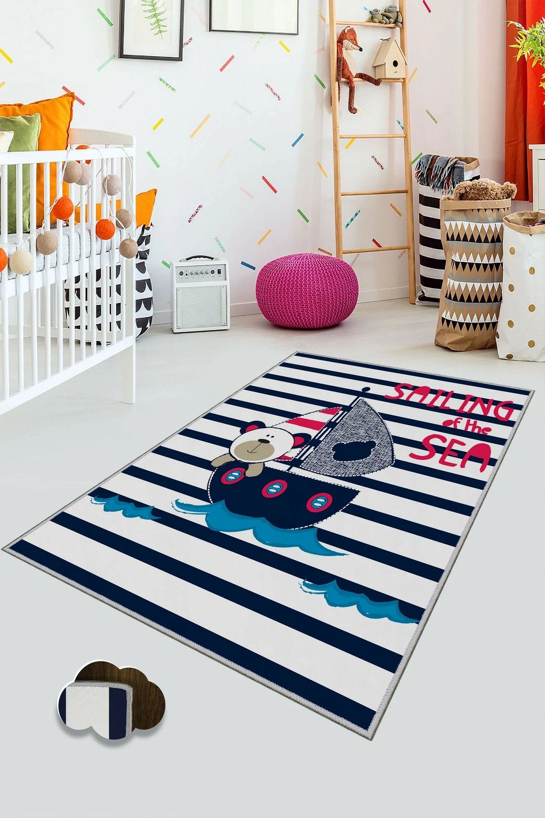 Qilim korridori, shumëngjyrësh, 80x200cm, Conceptum Hypnose, HMNT89