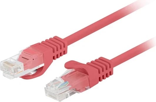 Patchcord Lanberg RJ-45 UTP 2m 10-Pack, kuq
