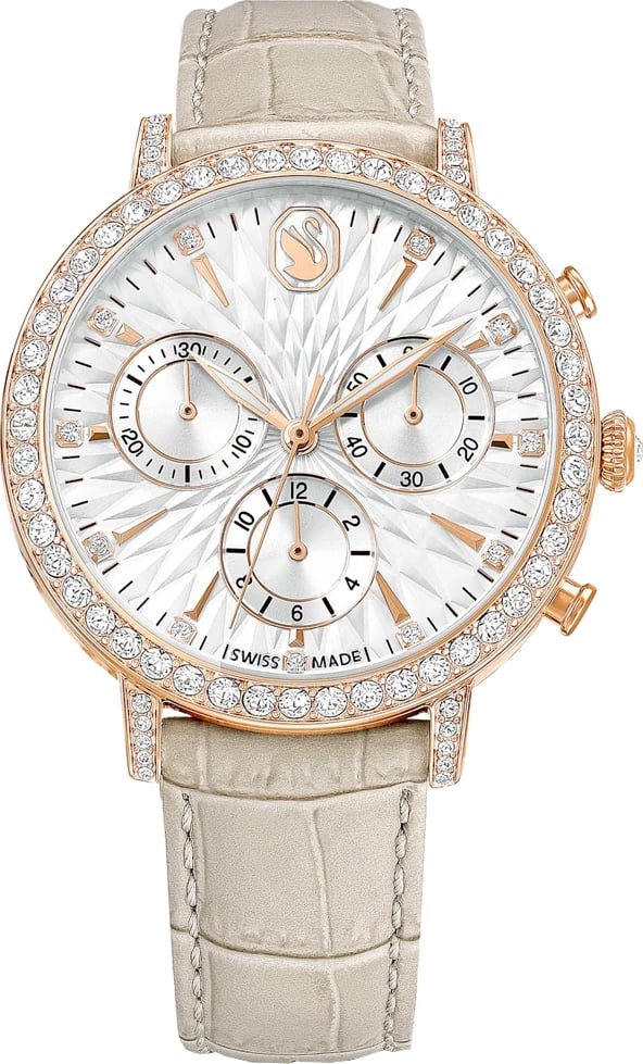Orë dore SWAROVSKI 5702849, e bardhë