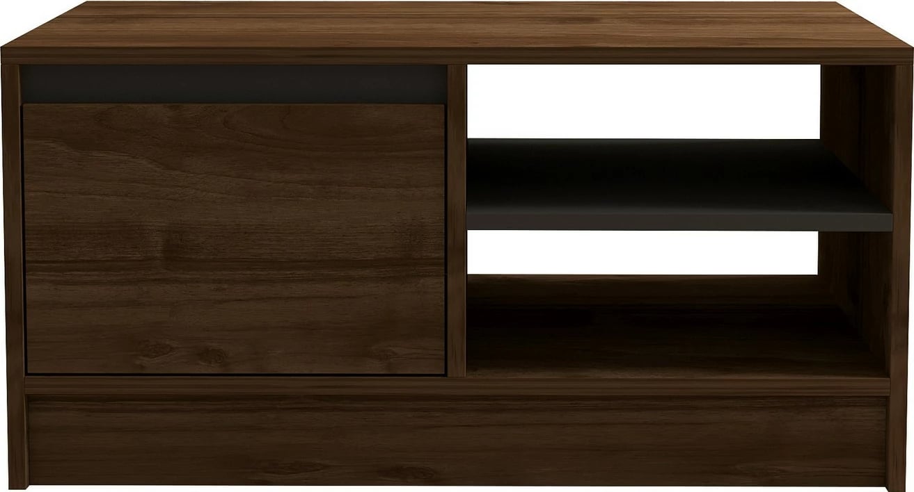 Set mobiljesh për dhomë dite, Skye Decor, ngjyrë arre, antracit