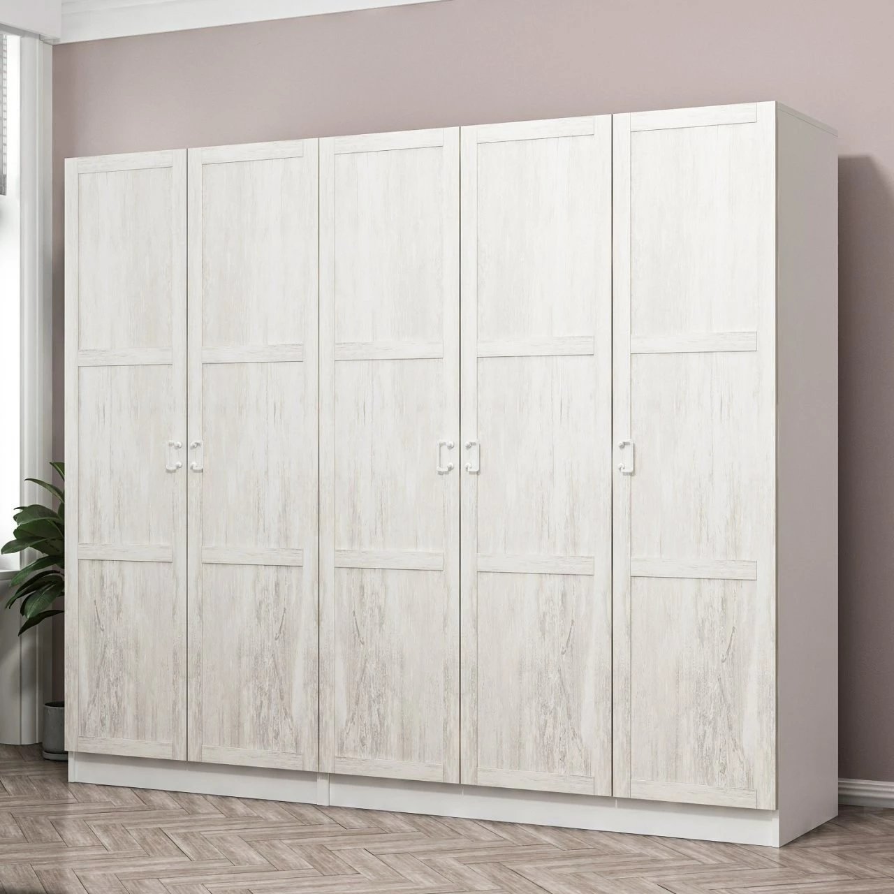 Dollap Skye Decor, ngjyrë e bardhë, Kale Country, 2450