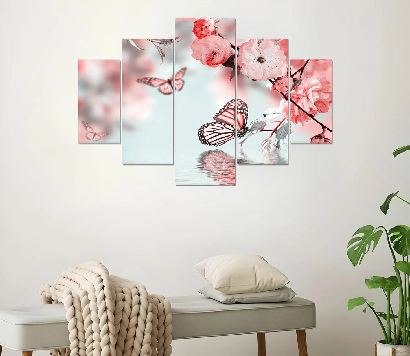 Pikturë dekorative MDF, 5 pjesë, Wallity, ST111