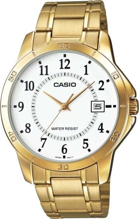 Orë dore për meshkuj CASIO, të arta