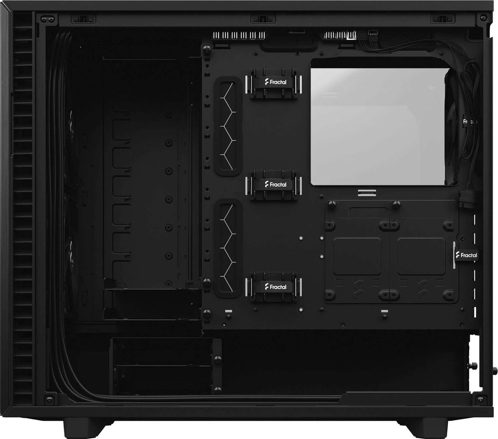 Kasë Fractal Design Define 7, Midi Tower, ATX, EATX, micro ATX, Micro-ITX, e zezë Kasë Fractal Design Define 7, Midi Tower, ATX, EATX, micro ATX, Micro-ITX, e zezë
