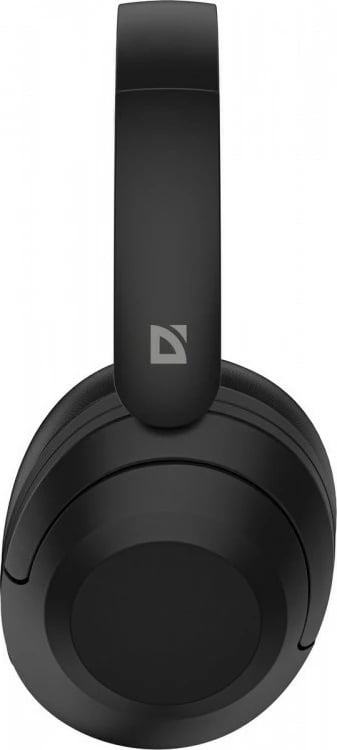 Kufje pa tela over-ear, Defender FreeMotion B490 63490, Bluetooth 5.3, 14 orë, mikrofon, AUX, e zezë