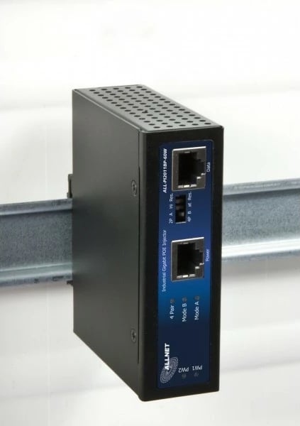 Switch ALLNET 134036, Unmanaged, L2, Gigabit Ethernet, PoE, Montim në mur