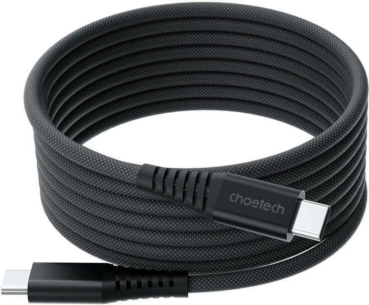Kabllo USB-C në USB-C Choetech XCC-1051, 1.8m, 240W, e zezë