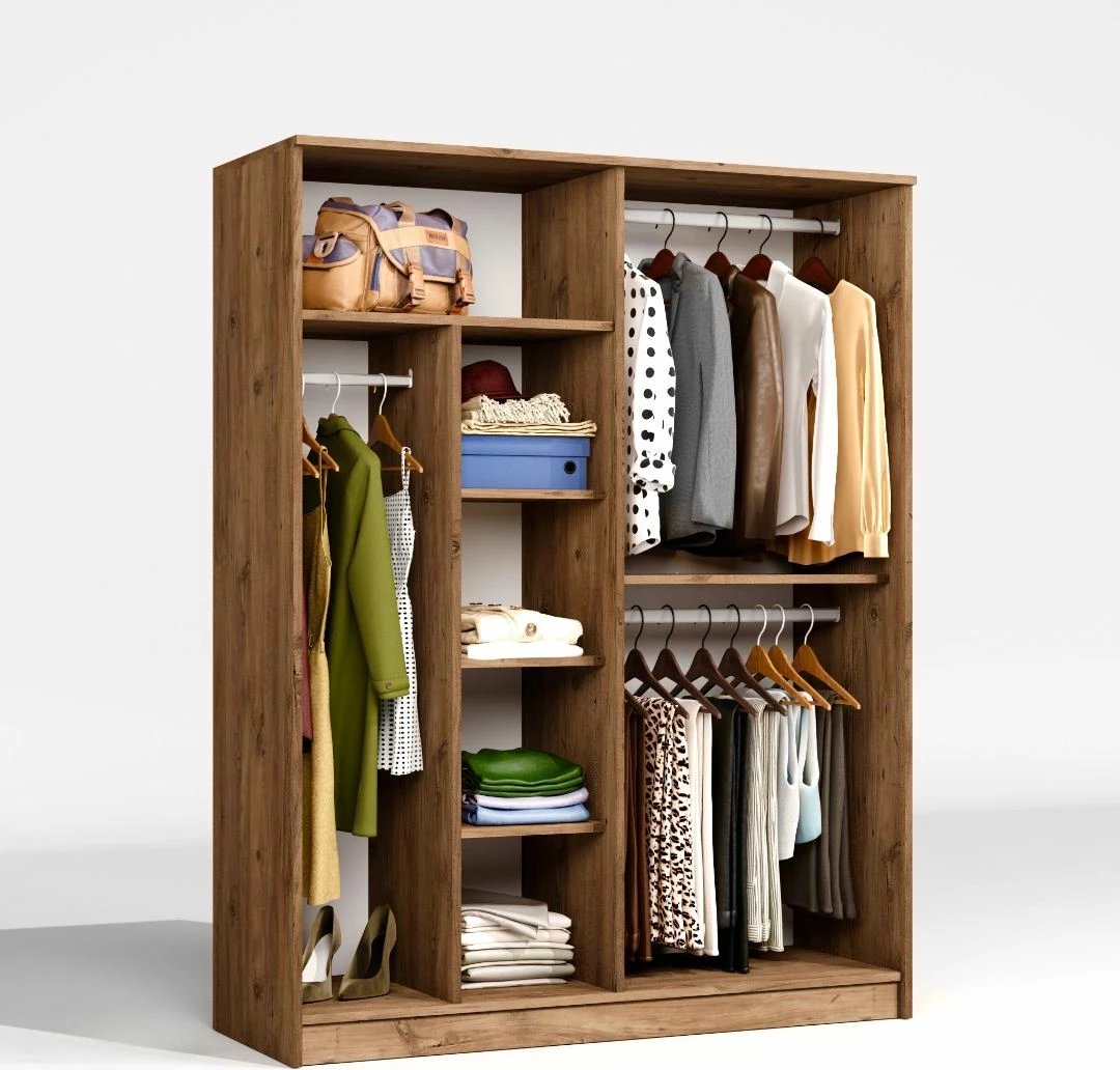 Dollap rrobash Skye Decor, ngjyrë Atlantic Pine, Kardelen 1600-114