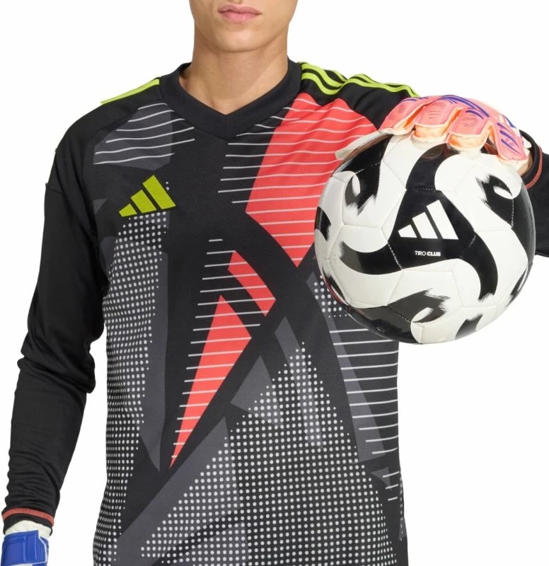 Doreza portieri adidas për meshkuj, të bardhë-portokalli