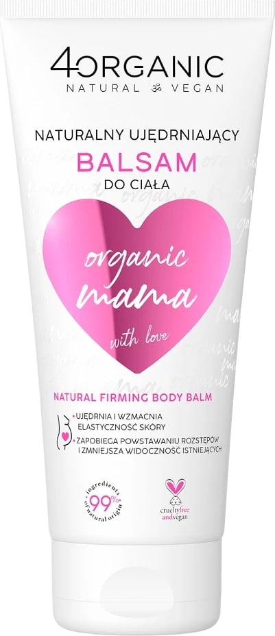 Balsam për trup për femra 4organic Organic Mama Natural Firming, 200ml
