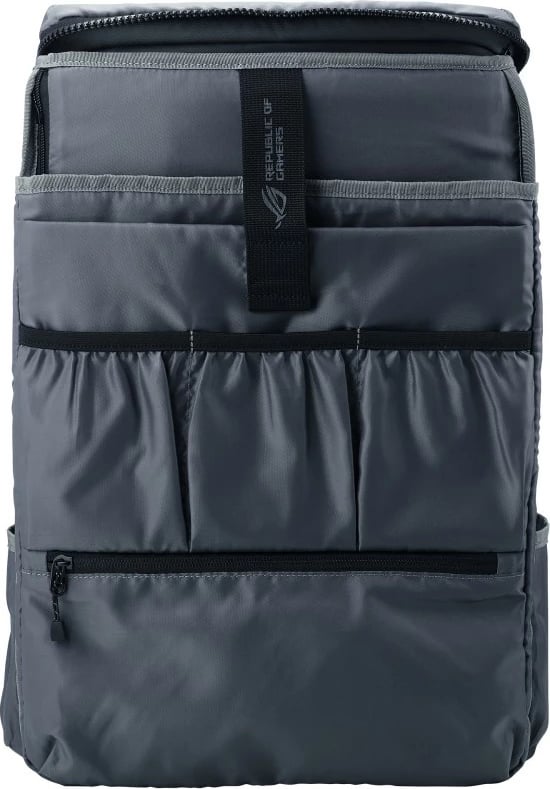 çantë shpine për laptop 17 inç, Asus ROG Ranger BP2701 Cybertext, gri/zezë