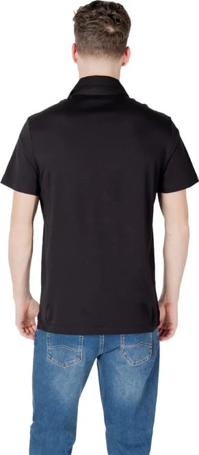 Maicë polo për meshkuj Emporio Armani Underwear, e zezë