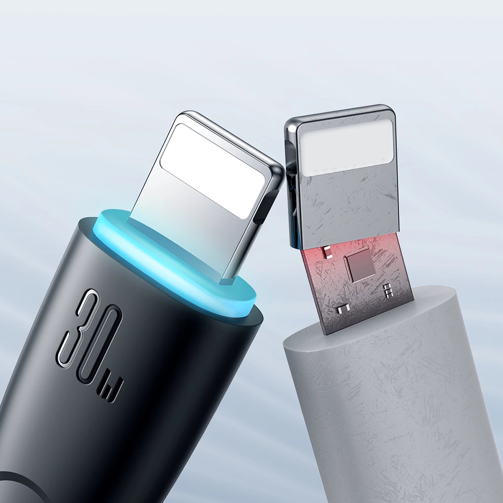 Kabllo Joyroom Starry Series SA32-CL3, USB-C në Lightning, 1m, 30W, e zezë