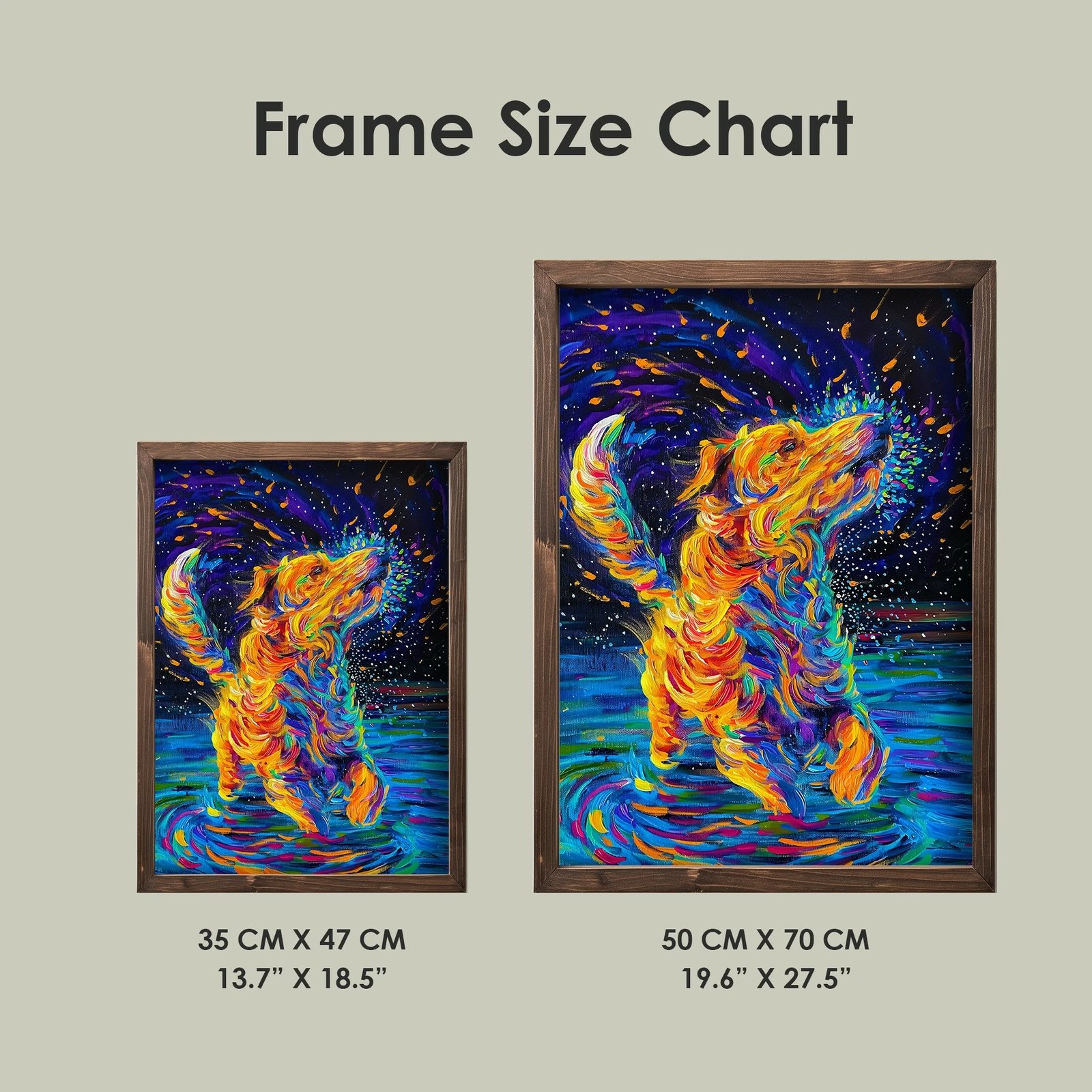 Pikturë dekorative me kornizë MDF, shumëngjyrëshe, Wallity, TUN011-L, 35x47x2 cm