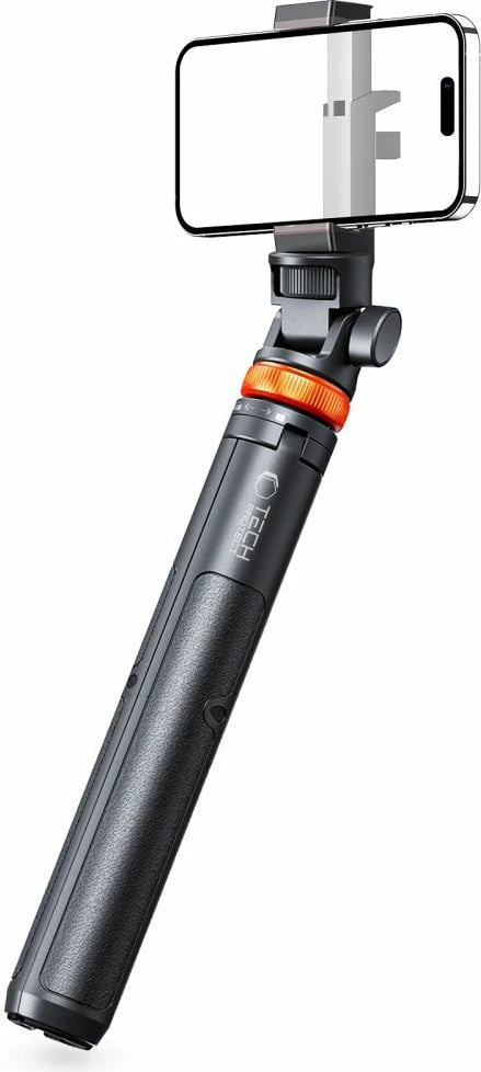 Selfie stick me tripod Tech-Protect L03S, Bluetooth, 148cm, për smartphone, e zezë