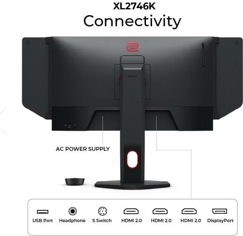 Monitor gaming ZOWIE XL2746K, 27", Full HD, 240Hz, 1ms, i zi Monitor gaming ZOWIE XL2746K, 27", Full HD, 240Hz, 1ms, i zi