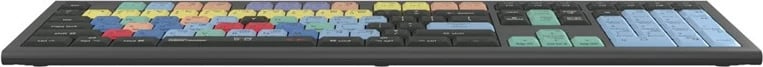 Tastierë LogicKeyboard Astra 2 Cubase/Nuendo UK Mac, me taste të ngjyrosura