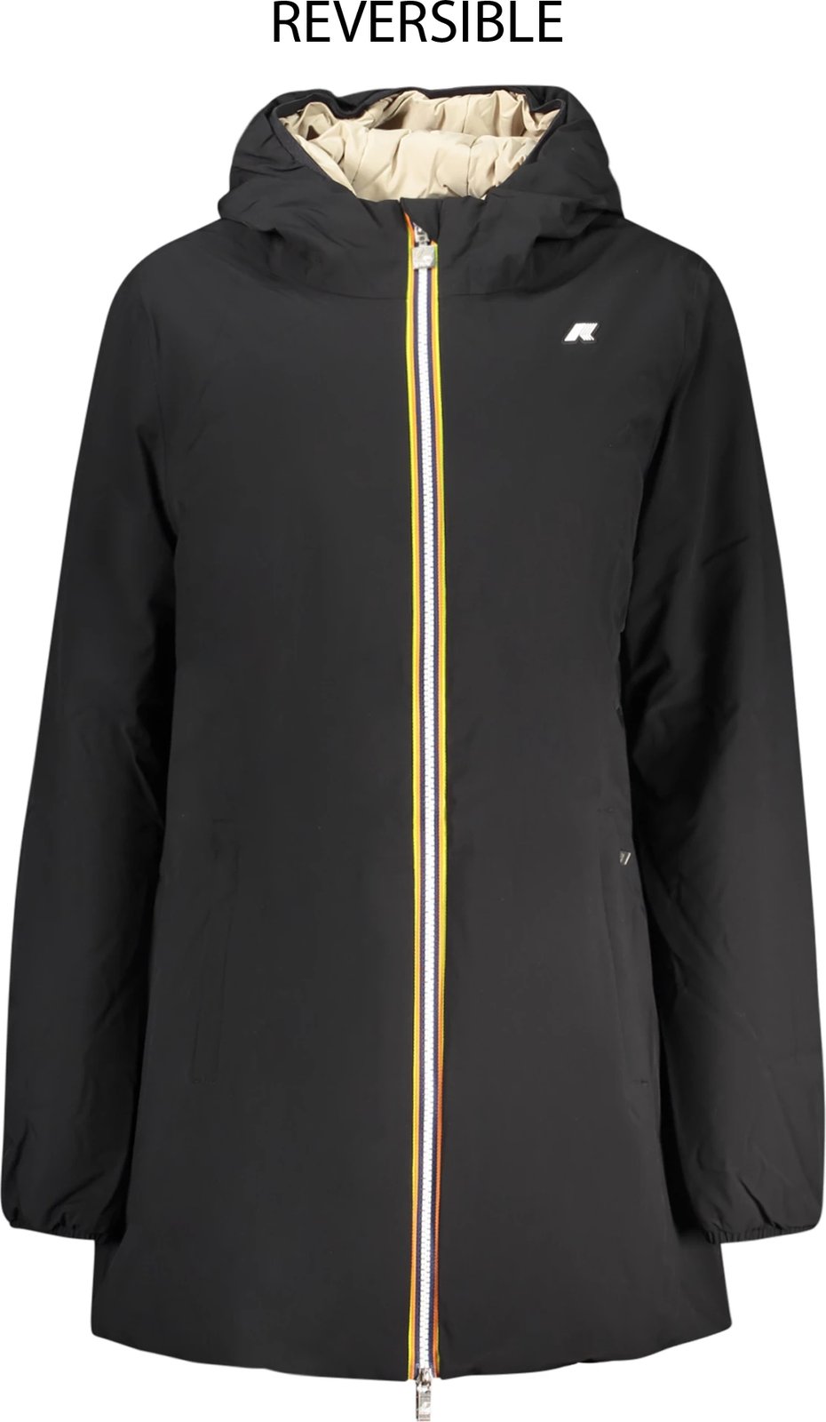 Jakne femra K-WAY, e zezë