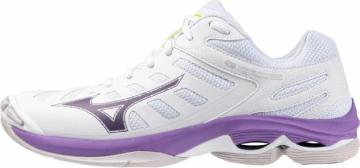 Atlete Mizuno femra, të bardha dhe vjollcë