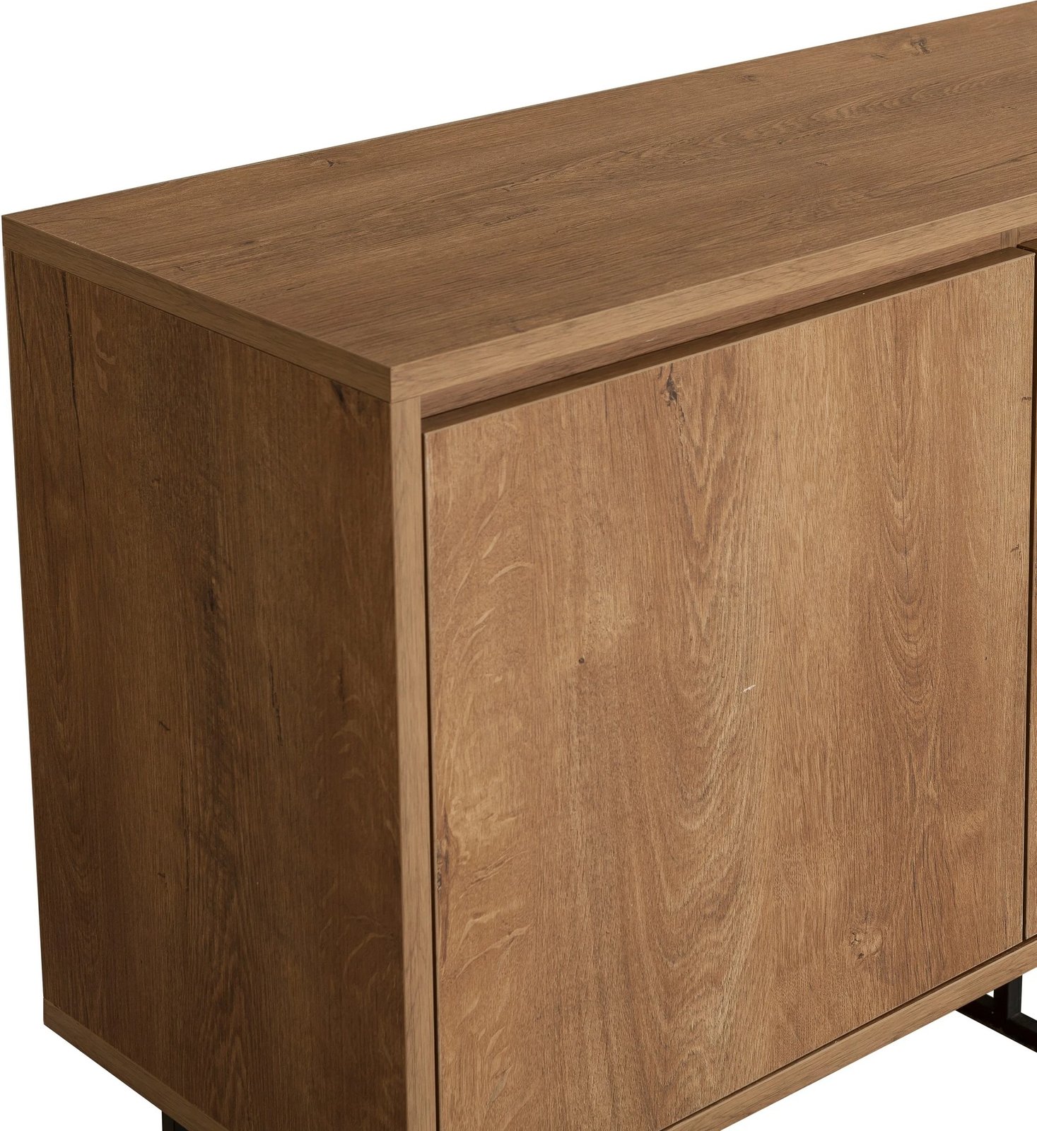 Set mobiljesh për dhomë dite, Laxus Takım 9, ngjyrë arre dhe e zezë