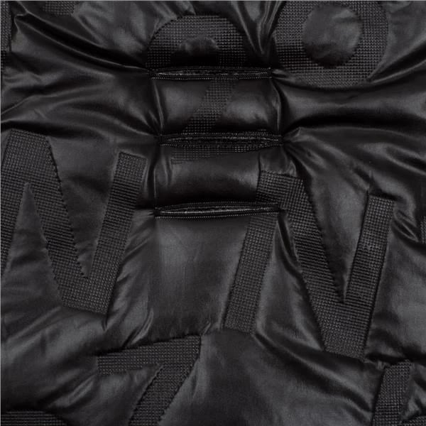 Thes ngrohës për karrocë/ulëse, NEW BABY, Luxury Fuzzy with Fur Coat, 98x48 cm, zinxhir rrethor, vrima për rripa 5-pikësh, i zi