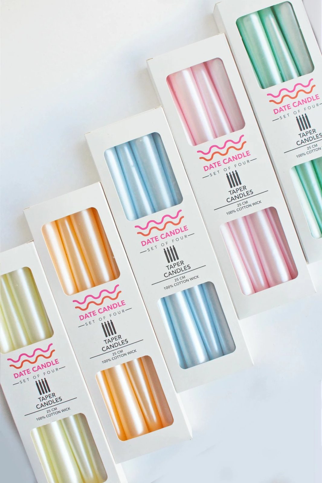 Set qirinjsh (4 copë), Evila Originals, Neon 4, portokalli