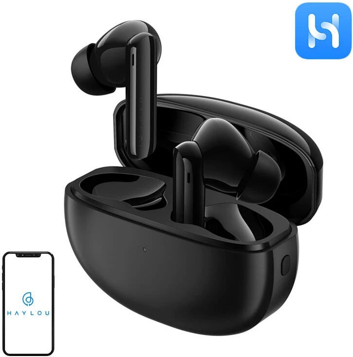 Kufje TWS Haylou W1 ANC, Bluetooth 5.3, Hi-Fi, 35 orë, Blu