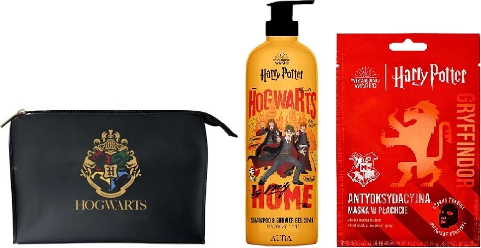 Set për dush dhe fytyrë Harry Potter për djem 500ml + 20ml + çantë kozmetike