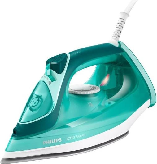 Hekur me avull, Philips, DST3030/70 300 ml 180 g shtytje avulli shollë qeramike, turkeze