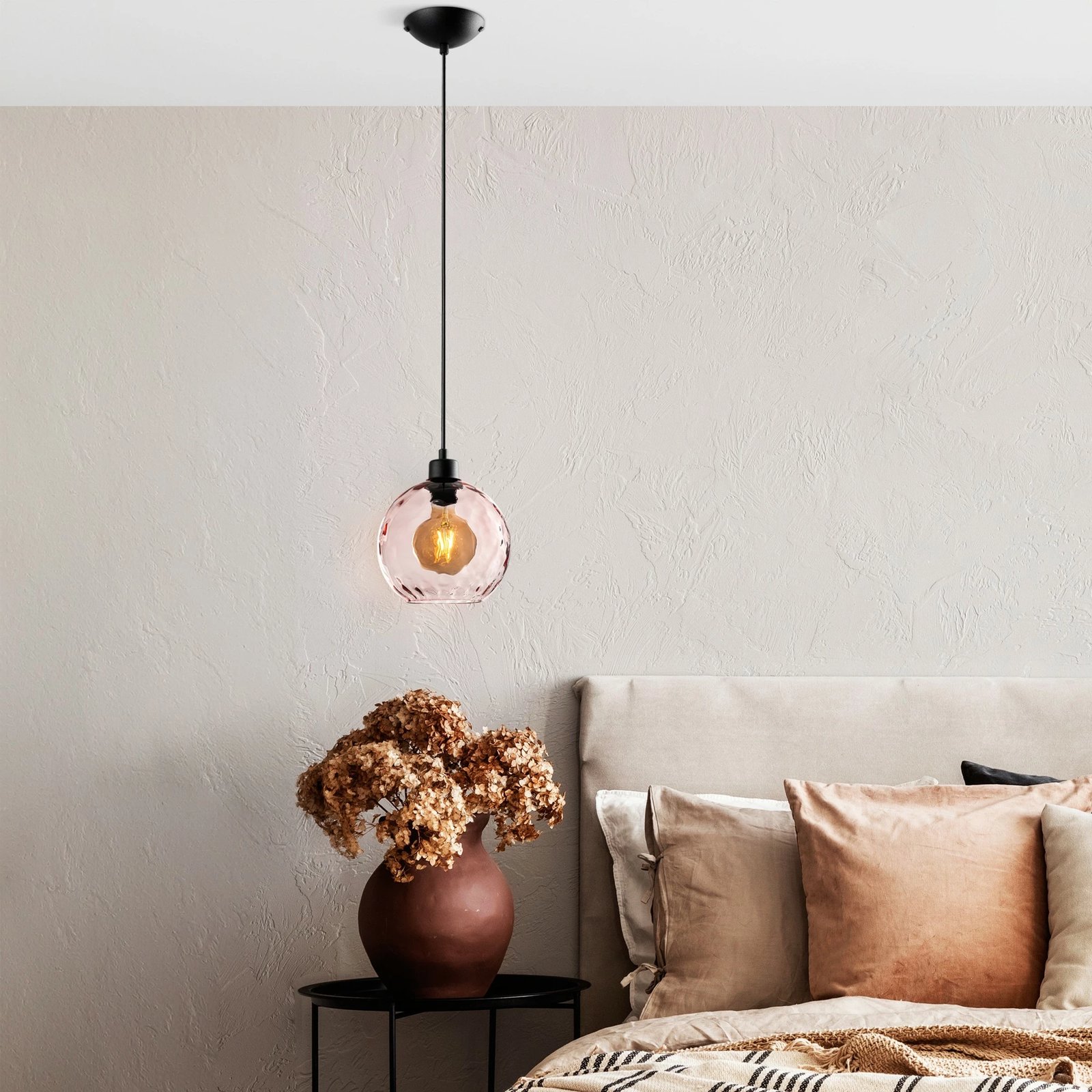 Llambë tavani Opviq Benek, rozë, 20-14303