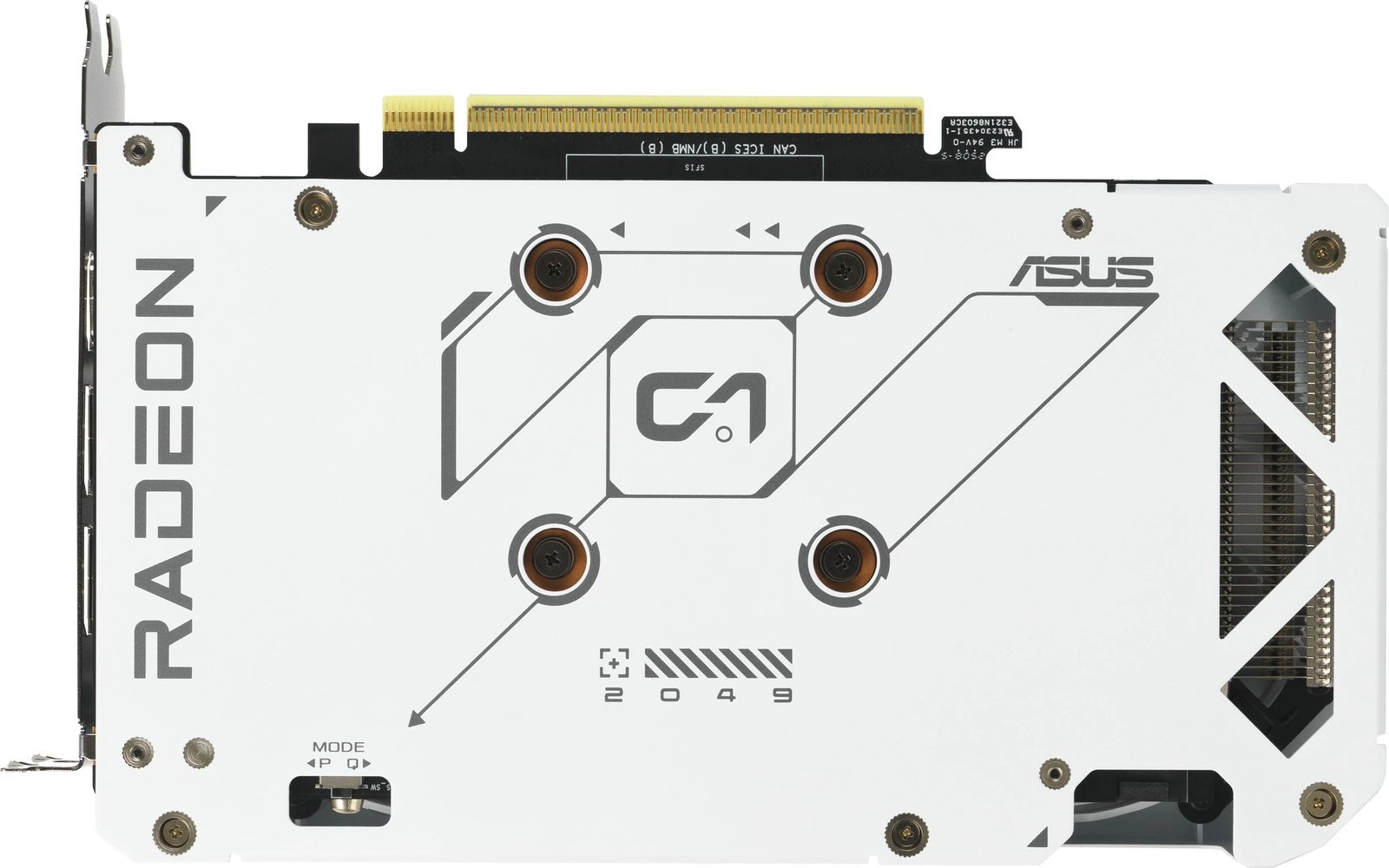 Kartelë grafike ASUS RX 9060 XT DUAL 16GB GDDR6 e bardhë
