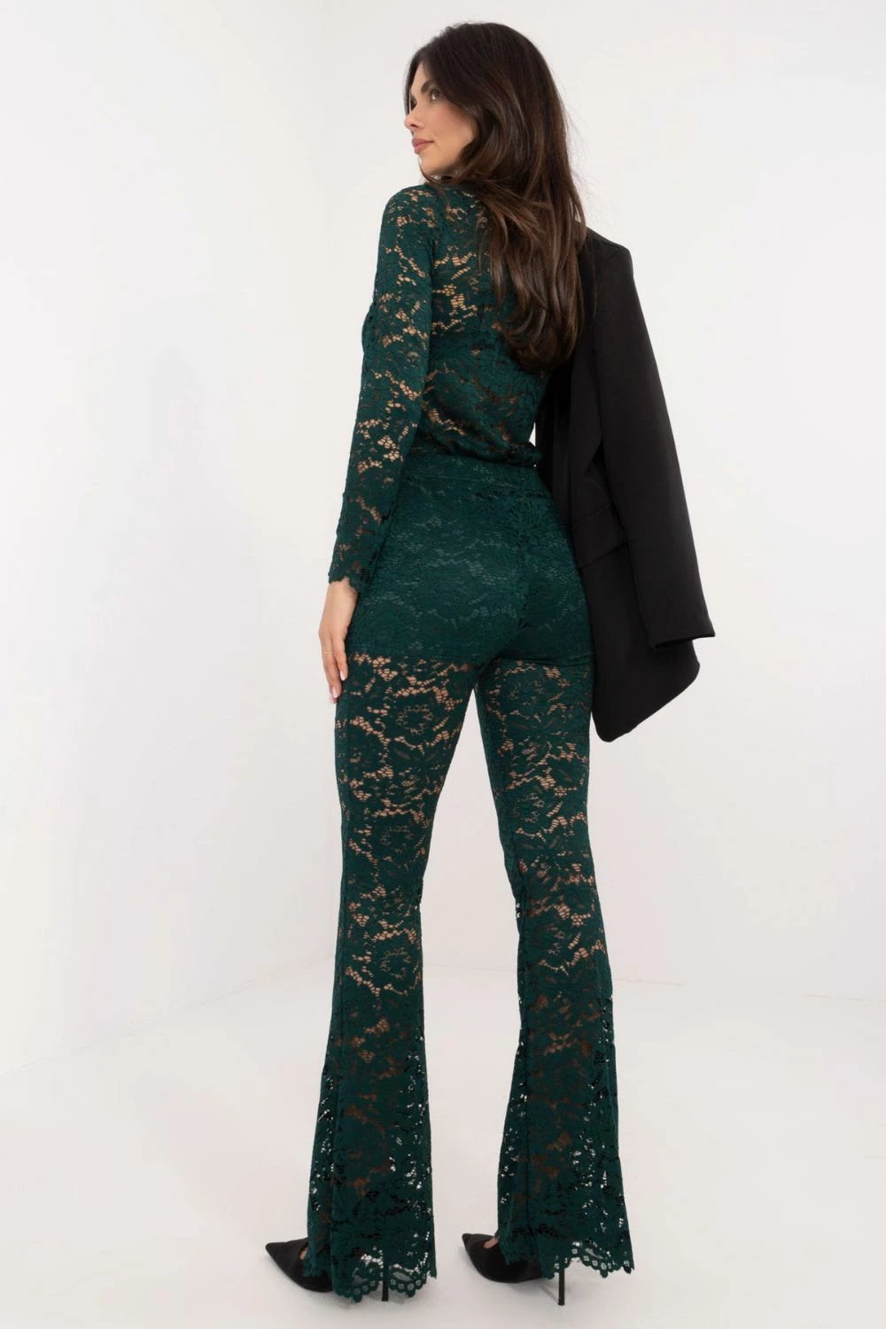 Pantallona femra Italy Moda 203159, jeshile