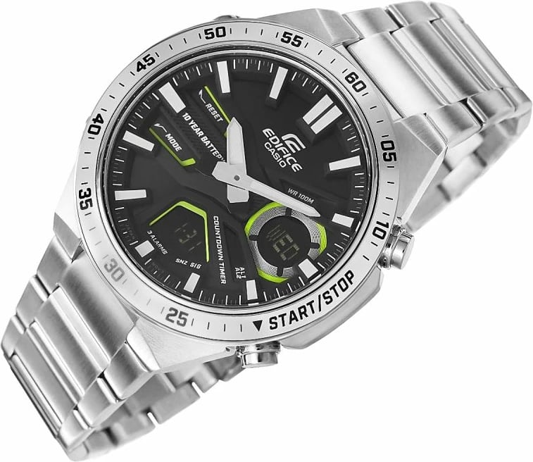 Orë dore për meshkuj Casio, argjend