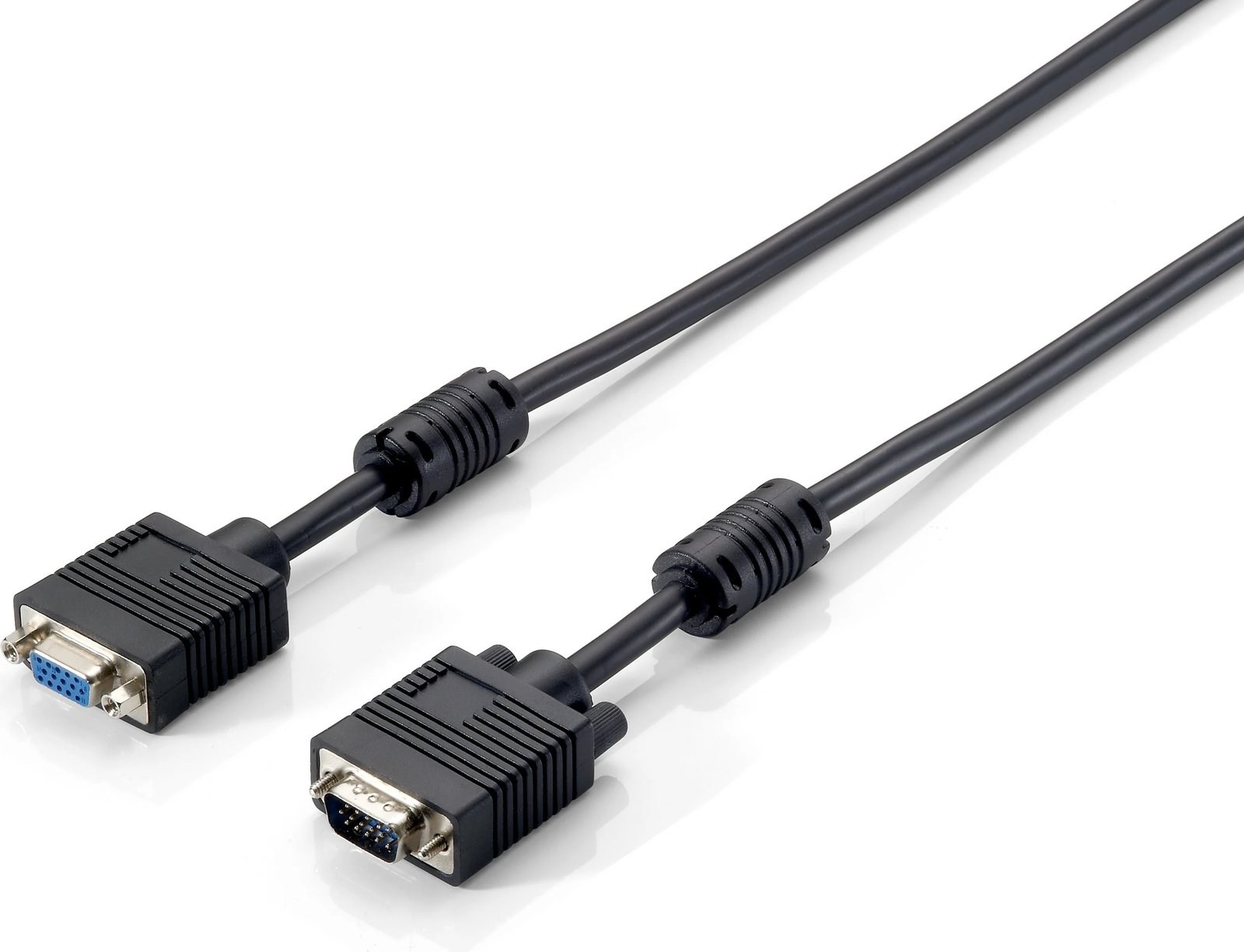 Kabllo VGA zgjeruese Equip HD15, 1 m, D-Sub, Mashkull/Femër, e zezë