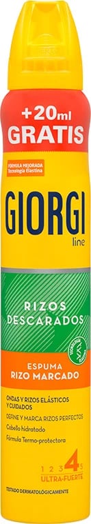 Shkumë për kaçurrela Giorgi Line Strong Curl unisex 200ml
