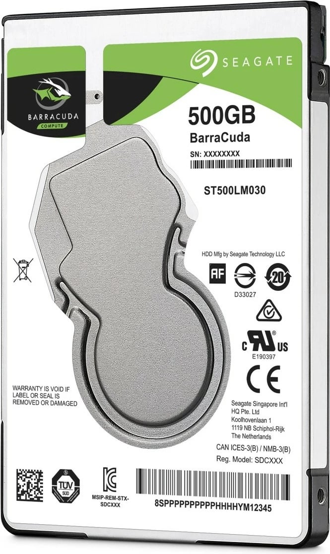 Hard disk i brendshëm Seagate BarraCuda 500GB 2.5" SATA III