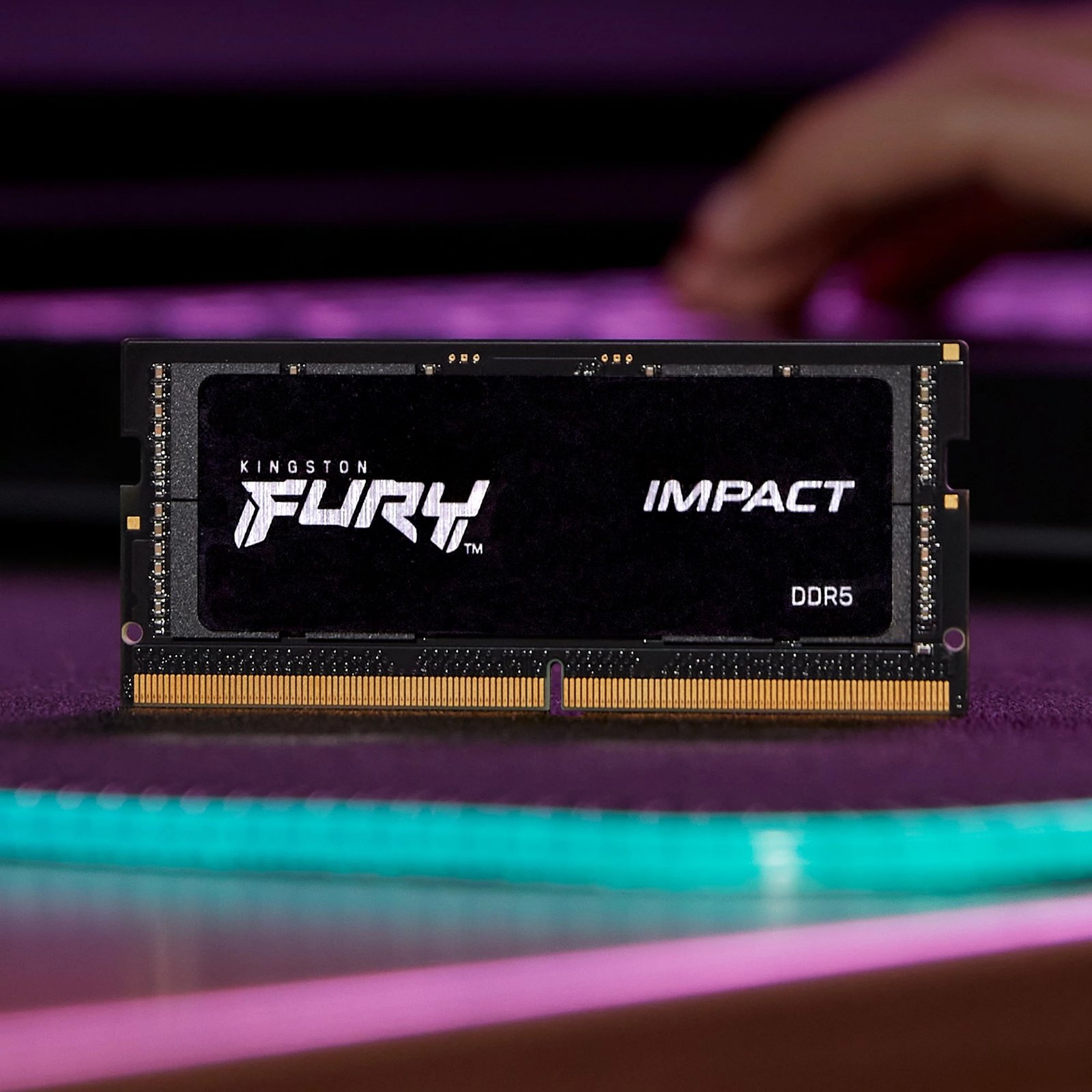 RAM Memorje Kingston FURY Impact 32GB DDR5 6000MT/s SODIMM Kit 2x, e zezë RAM Memorje Kingston FURY Impact 32GB DDR5 6000MT/s SODIMM Kit 2x, e zezë