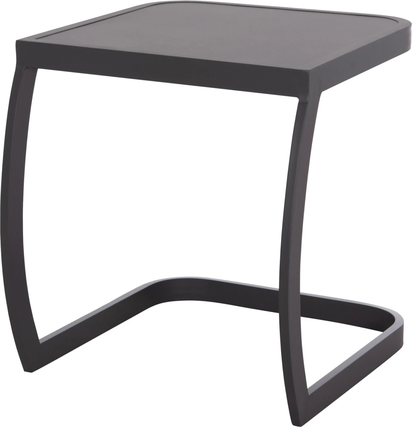 Tavolinë anësore për shezlong, alumini, ngjyrë gri, RICKON FH6324.01, 45x48x49.5cm