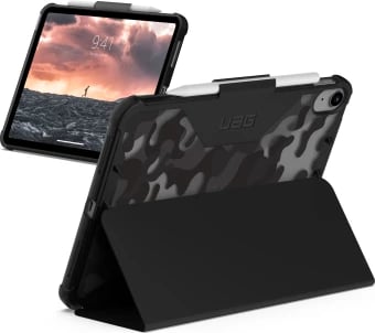 Mbështjellës UAG Plyo me mbajtëse për Apple Pencil për iPad 10.9" (10 gen.), Olive