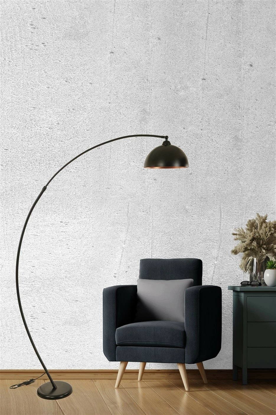 Llambë dyshemeje Opviq, 8542-1, ngjyrë e zezë