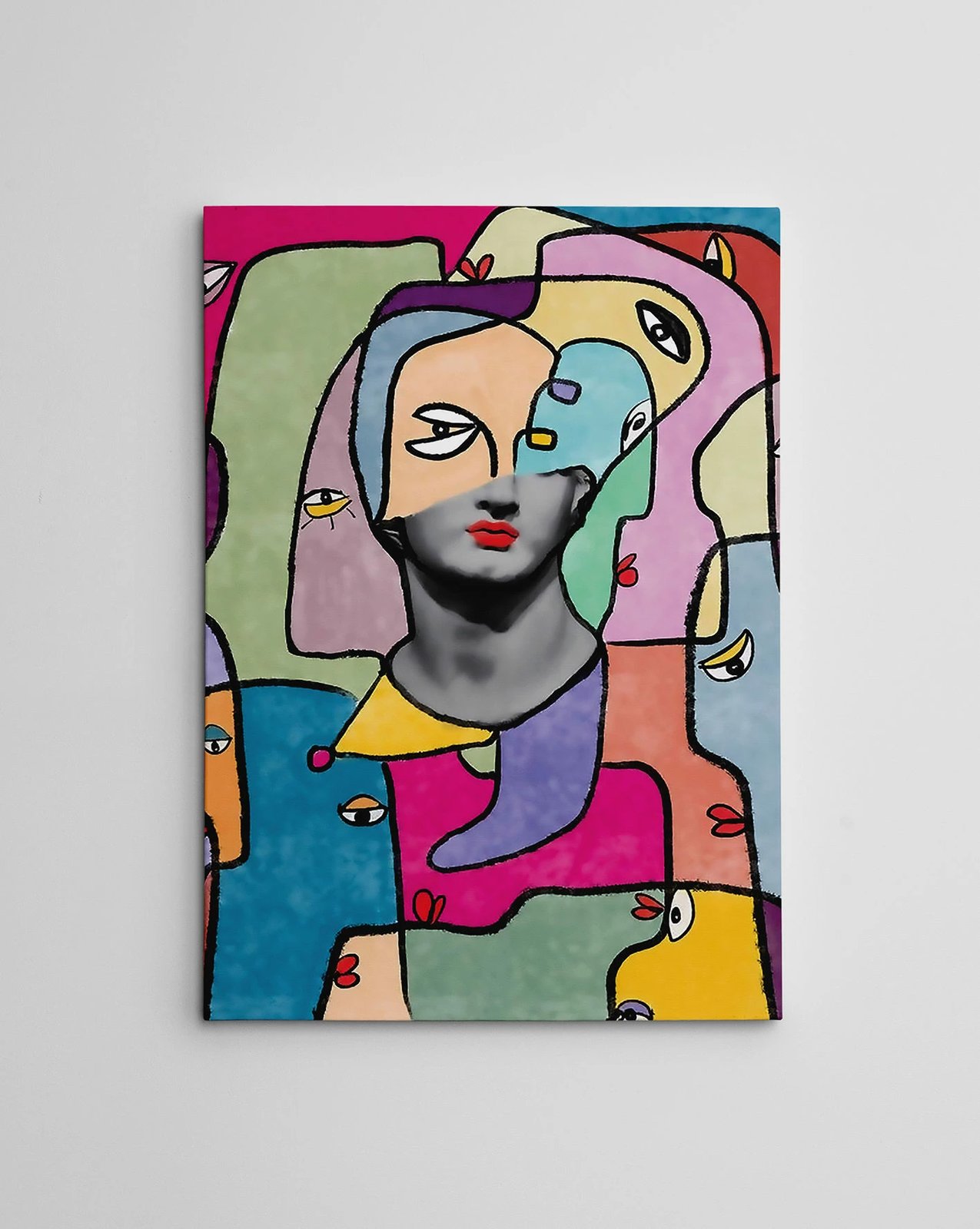 Pikturë dekorative në kanavacë, Wallity WY212, shumëngjyrëshe, 50x70cm